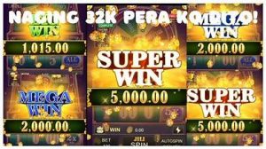 Slot Money Coming com símbolos dourados e fundo vermelho vibrante em rolagem